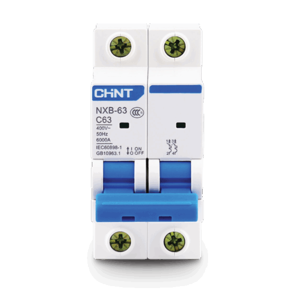Int. Termomagnético CHINT NXB-63, In:16A, Icn:6kA, Curva C, 2-polos