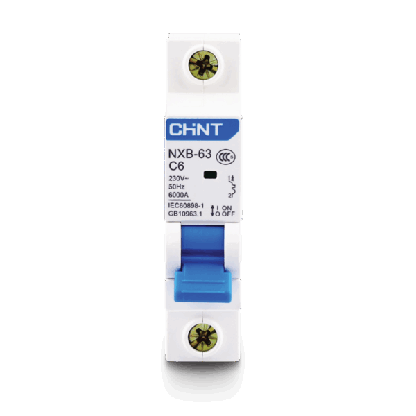 Int. Termomagnético CHINT NXB-63, In:20A, Icn:6kA, Curva C, 1-polo
