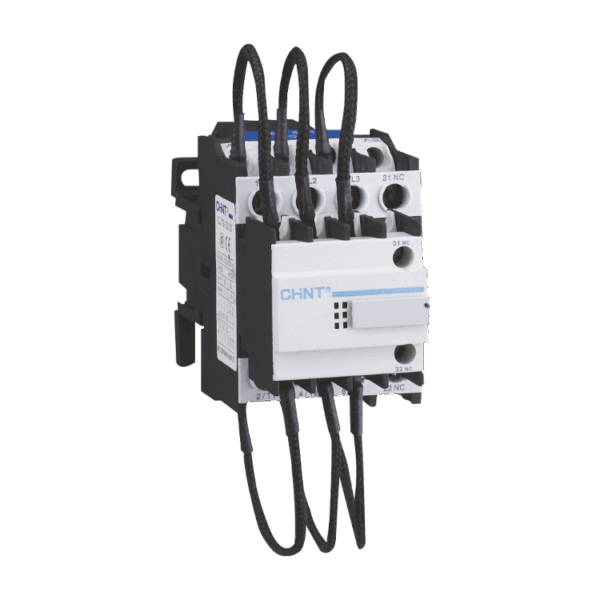 CONTACTOR P/CAPACITORES CHINT CJ19-115 - Q:60kVAr @ 400VCA + Aux: 1NA - Bob: 220VCA