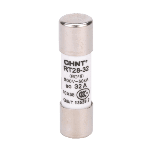 FUSIBLE CILÍNDRICO - Tamaño: 10 x 38 - In: 10A gG - Icc: 100kA @ 500VAC