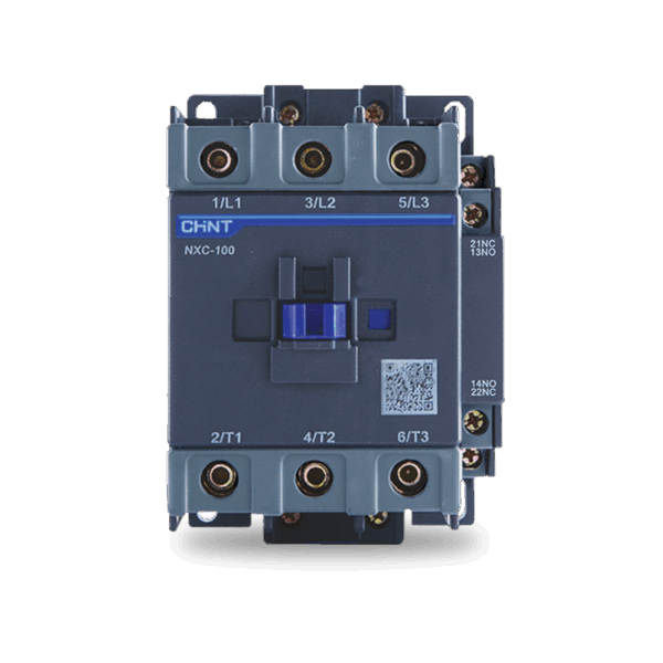 CONTACTOR CHINT NXC-18 - In:18A - 3-POLOS + Aux: 1NA+1NC - Bob: 110VCA