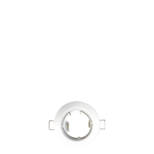 ARO DE EMBUTIR DICROICA FIJO BLANCO DIAMETRO 8