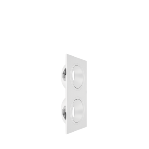 ARTEFACTO DE EMBUTIR CUADRADO ANTIDESLUMBRANTE DICRO X2 MOVIL PVC NEGRO