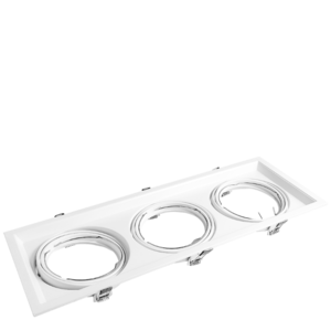 CARDANICO AR111 MACROLED DE EMBUTIR X3 MARCO BLANCO