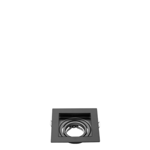 ARTEFACTO MACROLED EMBUTIR X1 DICRO MARCO NEGRO