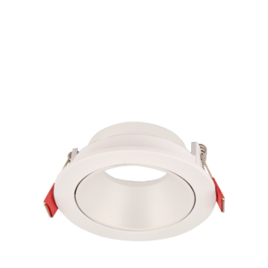 ARTEFACTO DE EMBUTIR REDONDO ANTIDESLUMBRANTE DICRO X1 MOVIL PVC BLANCO-BLANCO