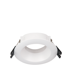 ARTEFACTO DE EMBUTIR REDONDO ANTIDESLUMBRANTE DICRO X1 FIJO RECTO PVC BLANCO