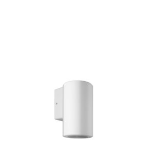 ARTEFACTO DE APLICAR EXTERIOR REDONDO, COLOR BLANCO, UNIDIRECCIONAL, IP54, AC100240V, GU10, 9W MAX