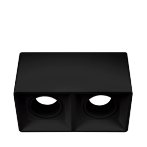 PLAFON CARDANICO DICRO X2 NEGRO