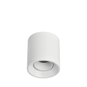 ARTEFACTO PLAFON REDONDO DICRO X1 MOVIL PVC BLANCO LISO