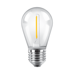 BULBO S14 FILAMENTO MACROLED 1W E27 AC180-265V FRIO 6000K