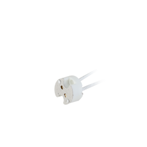 CONECTOR CERÁMICO GU5.3 CON 15CM DE CABLE ENTELADO