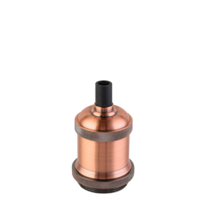PORTALÁMPARA ALUMINIO E27 JERSEY COBRE
