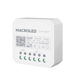 SMART SWITCH MACROLED AC90-250V 50/60HZ MAX 5A POR CANAL