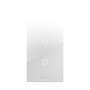 TECLA SMART MACROLED BLANCO 2 CANALES AC110-240V MAX 10A