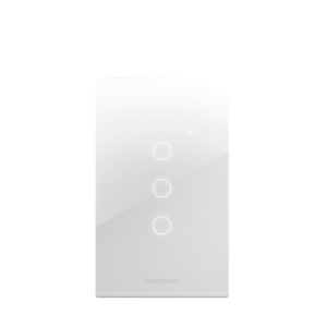 TECLA SMART MACROLED BLANCO 3 CANALES AC110-240V MAX 10A